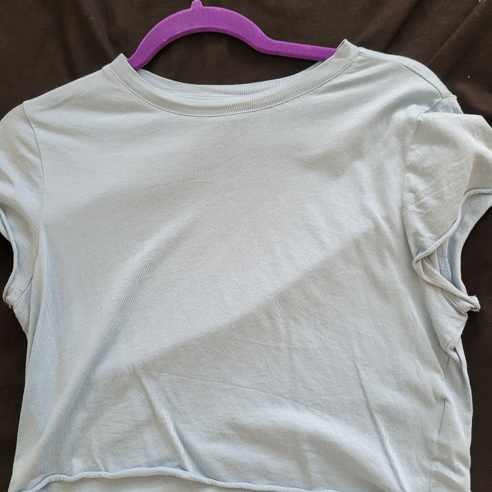 Light Blue H&M Crop Top